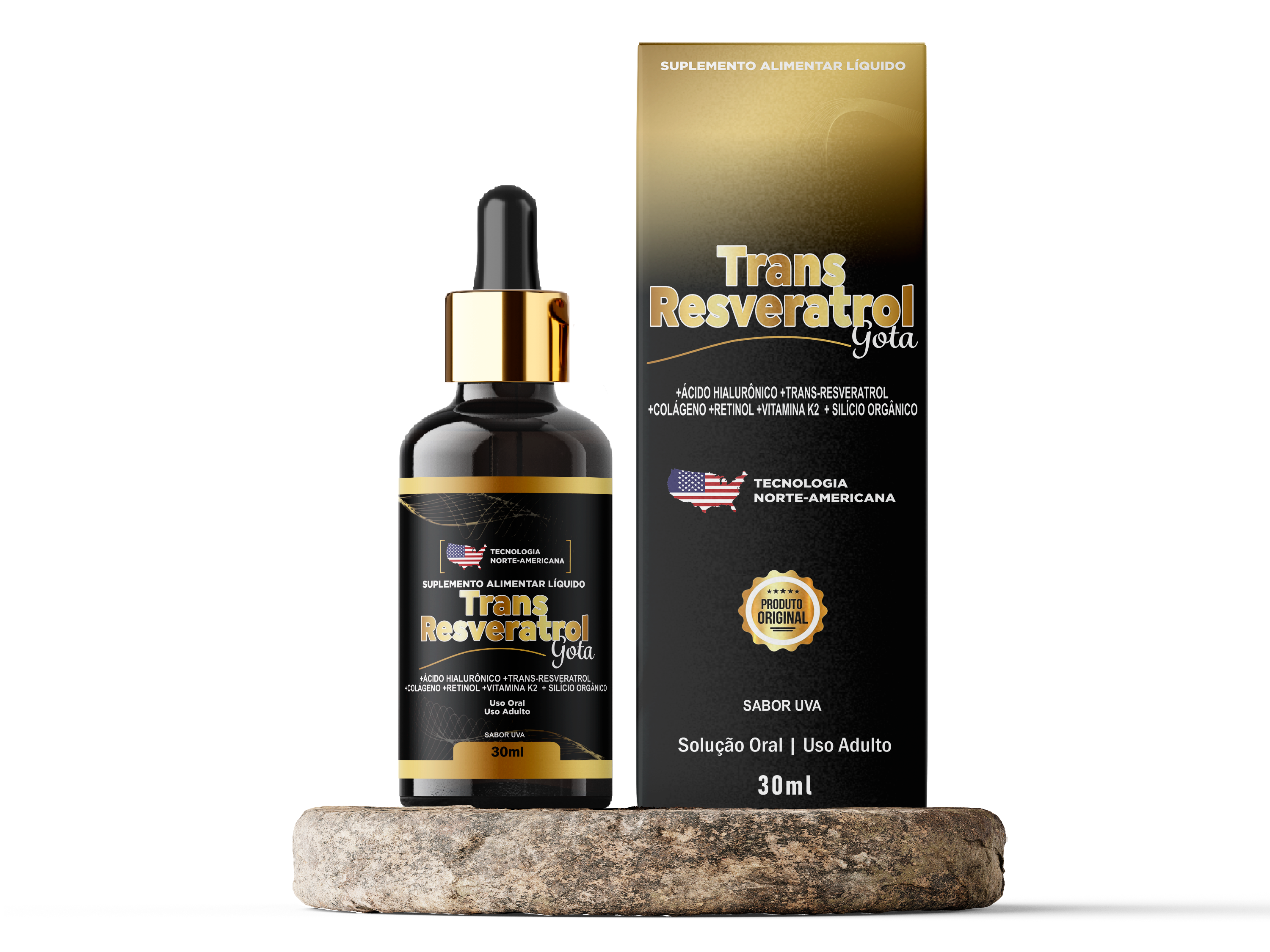 Trans Resveratrol Gota Americano Original Site Oficial